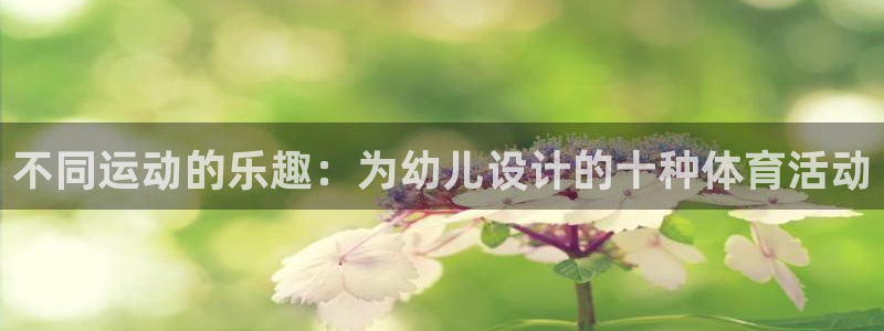 意昂22平台登录：不同运动的乐趣：为幼儿设计的十种体育活动