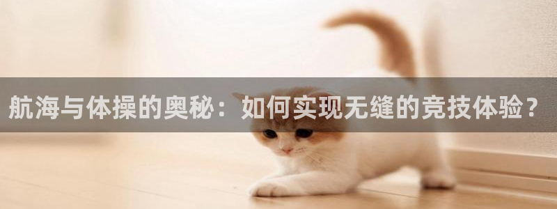 意昂3官网：航海与体操的奥秘：如何实现无缝的竞技体验？